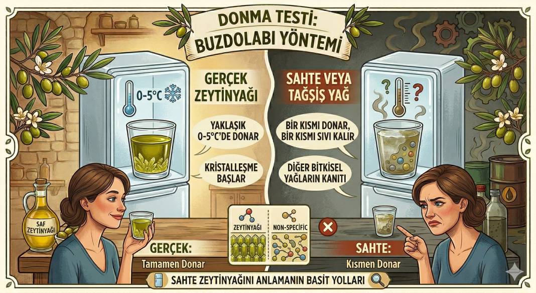 Sahte zeytinyağını anlamanın yeni yolu. Meğer bu kadar kolaymış 2