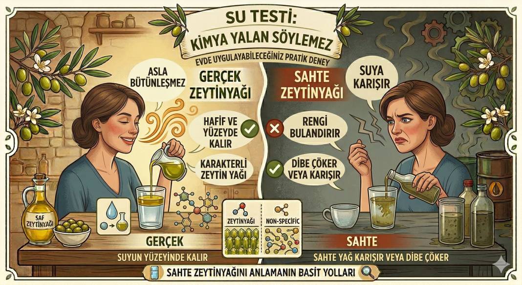 Sahte zeytinyağını anlamanın yeni yolu. Meğer bu kadar kolaymış 3