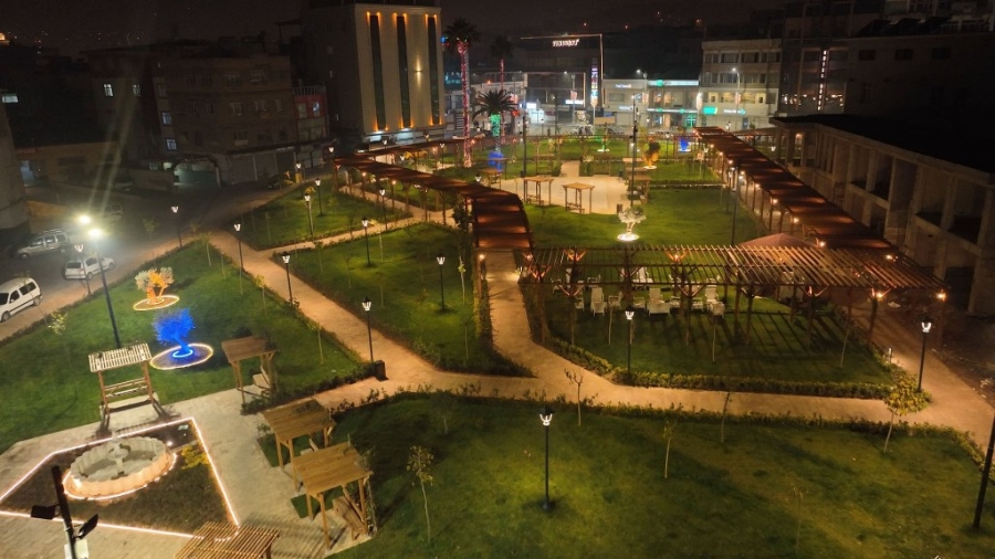 Şanlıurfa’da Kızılay Meydanı estetik görünüme kavuştu 