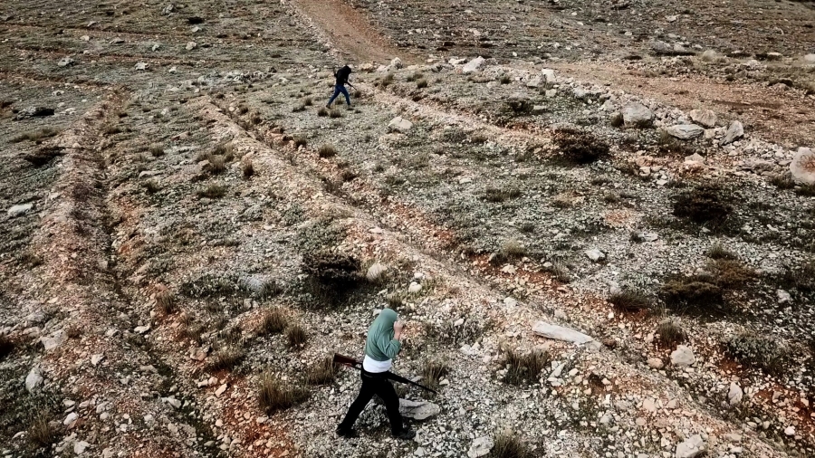 Adıyaman’da kaçak avcılar dron ile kovalandı 