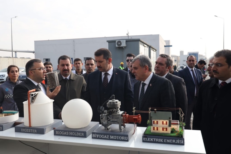 Şanlıurfa Atık Su Arıtma Tesisinde inceleme 