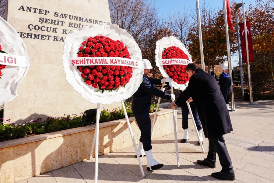 Şehit Kamil ve annesi ile Özdemir bey için tören düzenlendi 