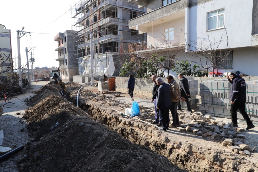 DİSKİ; Dicle’de fiziki kayıpları önlemek için su şebekelerini yenileniyor