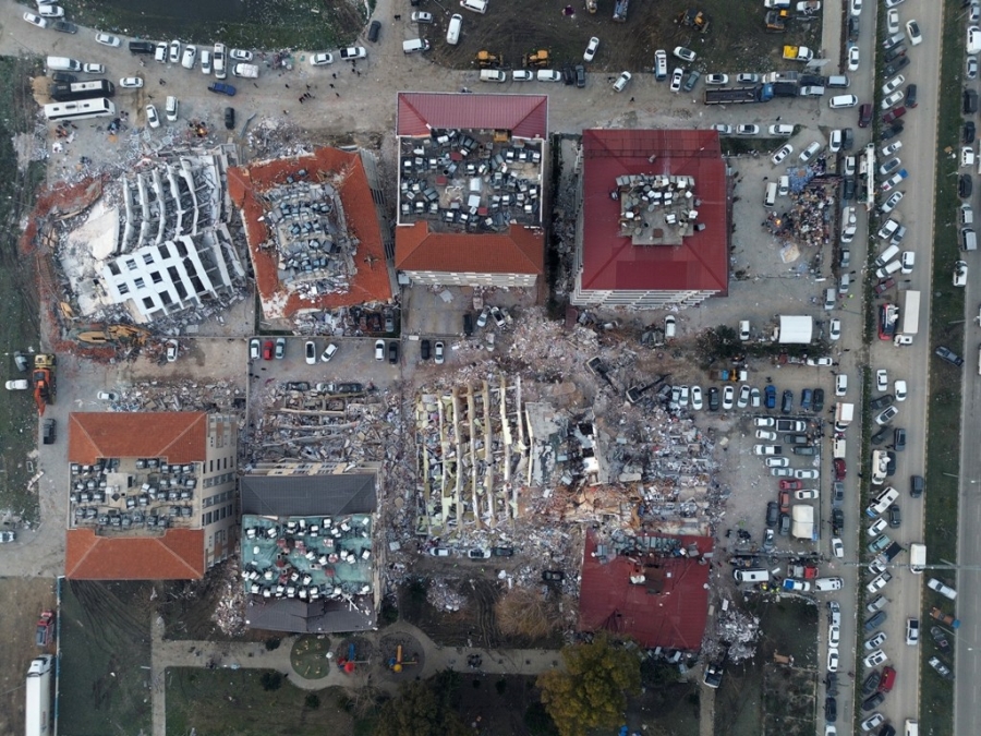 Hatay'ın acı tablosu böyle görüntülendi 