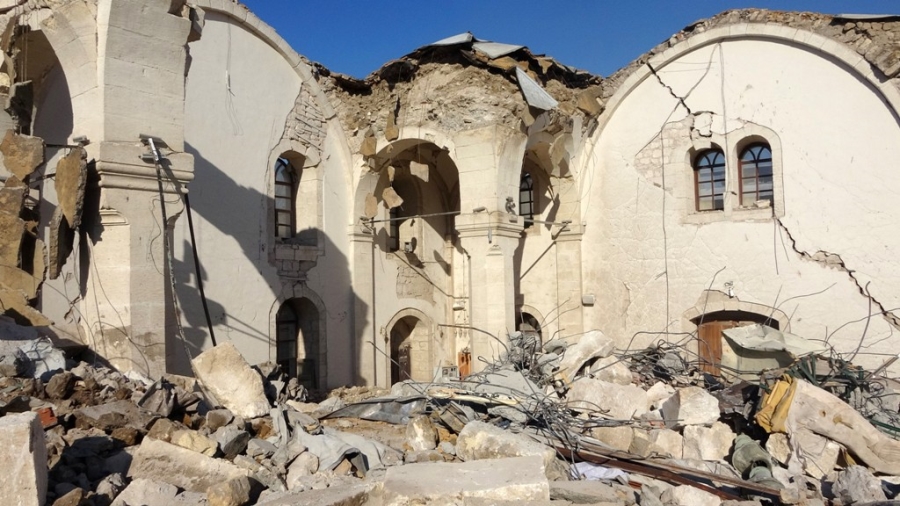 Adıyaman’da Ulu Cami yerle bir oldu 