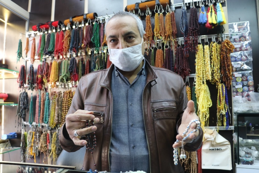 Sokağa çıkma kısıtlamasıyla tespihlere ilgi arttı