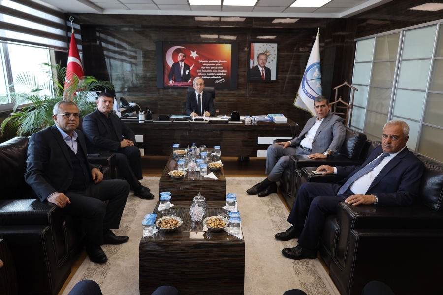 Yeni Rektör'e hayırlı olsun ziyareti