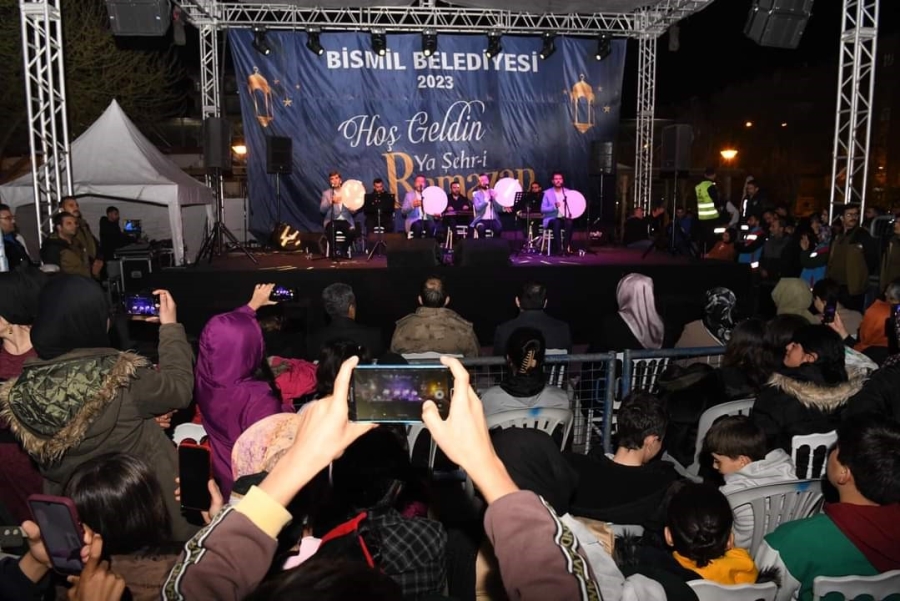 Bismil’de Ramazan konserine yoğun ilgi