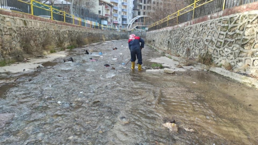 Uludere Belediyesi'nin kül mesaisi