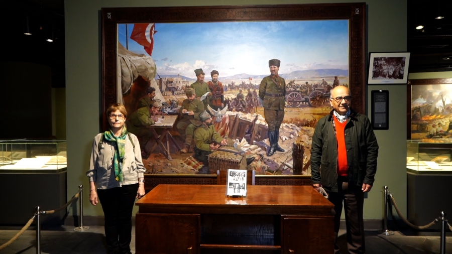Efsane komutanın çalışma masası Panorama Müzesi'nde