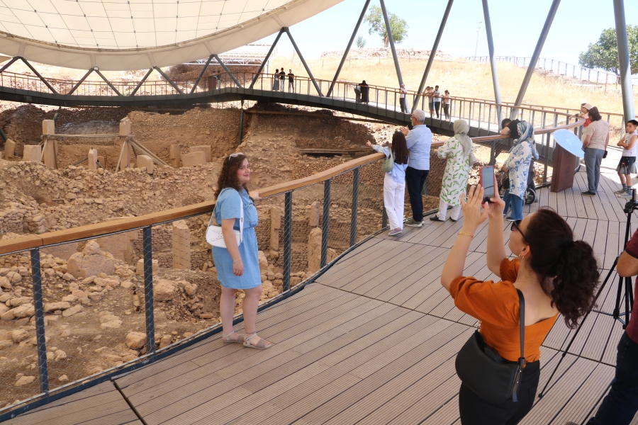 Bayramda Göbeklitepe'ye ziyaretçi akını