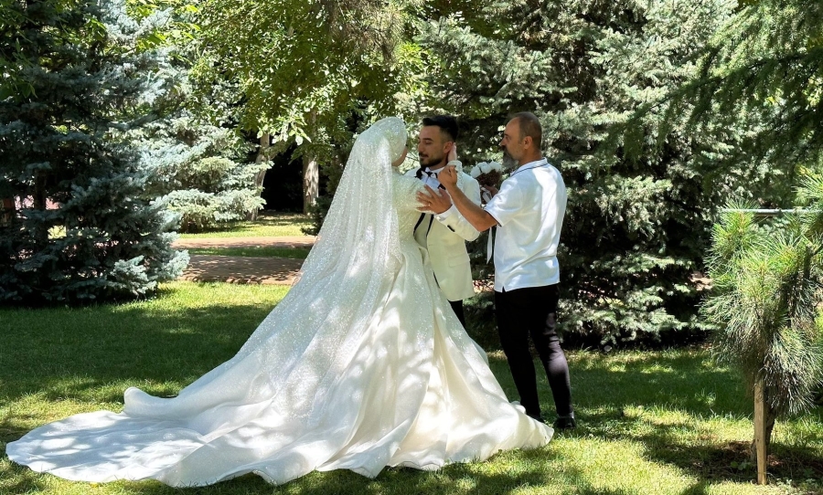 çiftler doğal fotoğraf stüdyosunu tercih ediyor