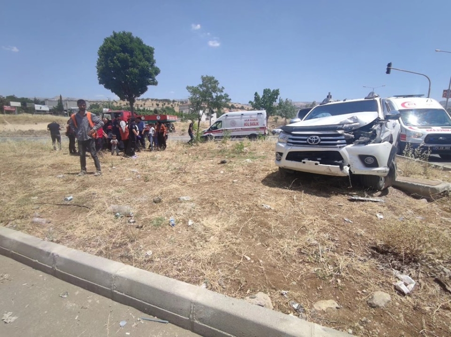 ŞIRNAK’TA KAZA 2 YARALI