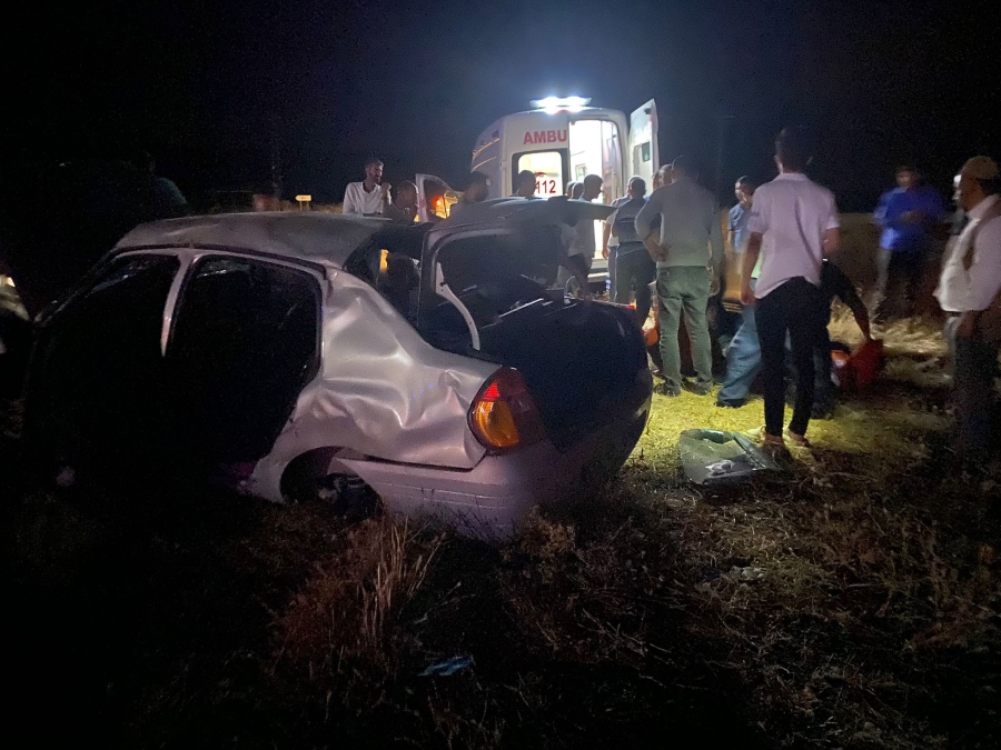 Taziye dönüşü kaza: 2’si çocuk, 1’i ağır 6 yaralı