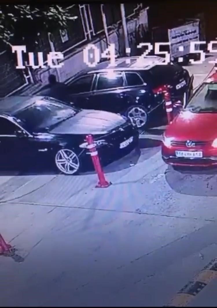 lüks otomobili çalma girişimi