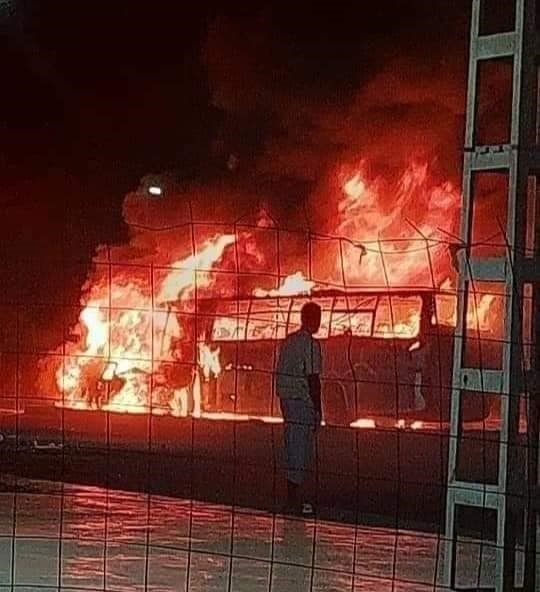 Cezayir'de yolcu otobüsü ile otomobil çarpıştı: 34 ölü