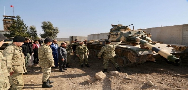 ŞIRNAK VALİSİ AKTAŞ, SURİYE SINIRINDA İNCELEMELERDE BULUNDU