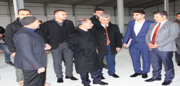 ŞIRNAK VALİSİ MEHMET AKTAŞ CİZRE OSB`Yİ ZİYARET ETTİ