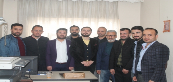 AK PARTİ SİLOPİ YÖNETİMİNDEN GAZETECİLERE ZİYARET