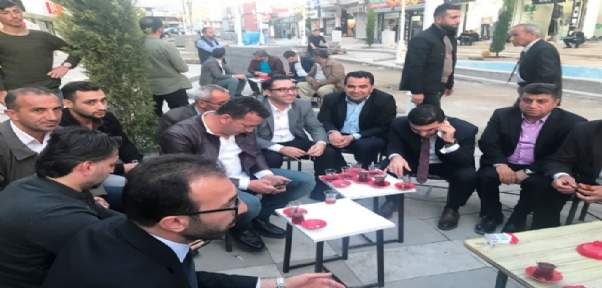BAŞKAN ERKAN SİLOPİ`DE ESNAFLARLA BİR ARAYA GELDİ ARAYA GELDİ