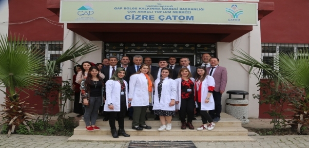 Gap İdaresi Başkani Karahocagil`den Cizre Çatom`a Ziyaret