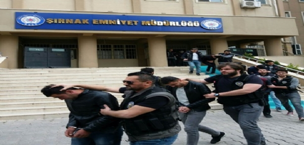 ŞIRNAK, DİYARBAKIR, OSMANİYE VE BATMAN`DA EŞ ZAMANLI UYUŞTURUCU OPERASYONU