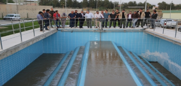 CİZRE ARITMA TESİSİNDE SU BASINCI TESTİNE BAŞLANDI