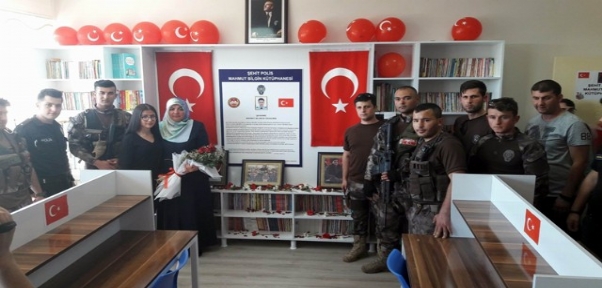 ŞEHİT POLİS MAHMUT BİLGİN KÜTÜPHANESİ AÇILDI