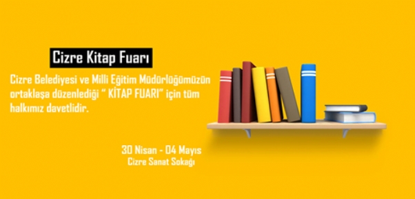 CİZRE BELEDİYESİ KİTAP FUARI AÇIYOR