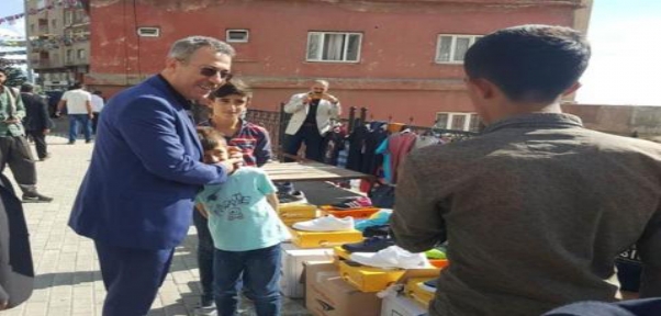 HÜDA PAR`IN VEKİL ADAYI EMCET YALÇIN`DAN ESNAF ZİYARETİ