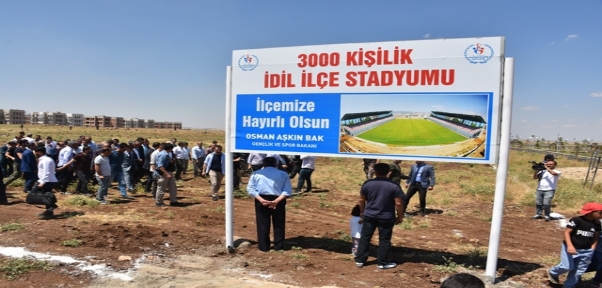 İDİL`E 3 BİN KİŞİLİK STADYUM İLE SPOR TESİSİ KAZANDIRILIYOR
