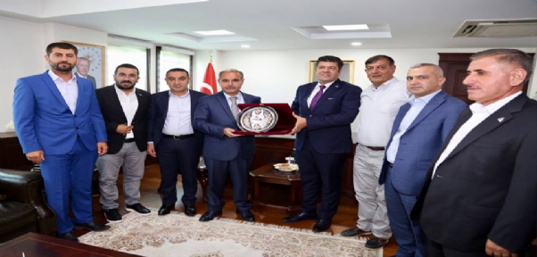 DAİB ÜYELERİNDEN, VALİ AKTAŞ`A ZİYARET