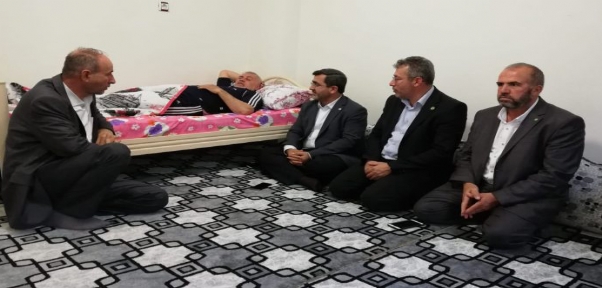 HÜDA PAR`DAN SİLOPİ`Lİ AİLEYE"GEÇMİŞ OLSUN" ZİYARETİ