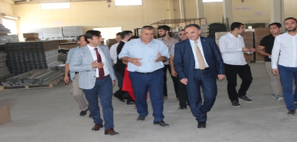 DİKA Genel Sekreteri Tso`yu Ziyaret Edip Osb`deki Fabrikaları Gezdi