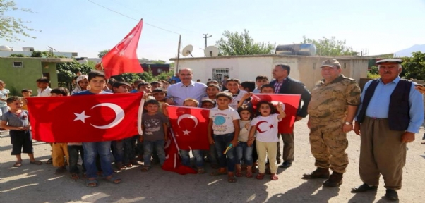 Vali Mehmet Aktaş`tan, Güneyce Köyüne Ziyaret