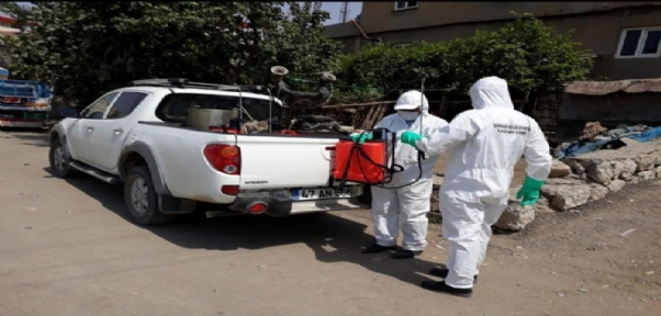 Şırnak`ta İlaçlama Çalışmaları Devam Ediyor
