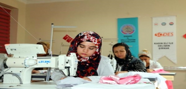 Şırnak`lı Kadınlardan Üretime Katkı