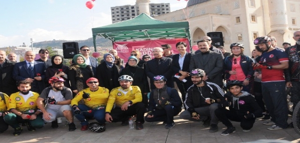 Mardin`de Kadına Şiddete Karşı Pedal Çevrildi
