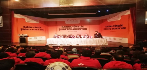 Mardin`de `Kadına yönelik şiddete hakkın yok` paneli