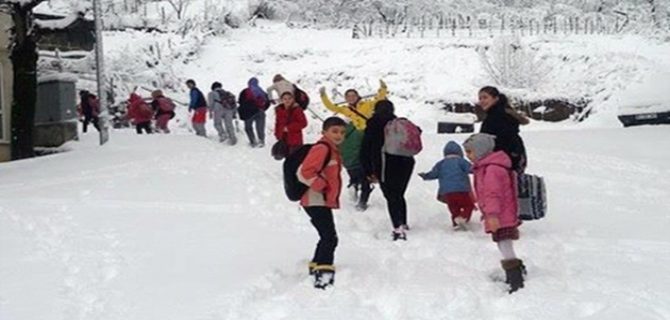 Şırnak`ta Eğitime Kar Engeli