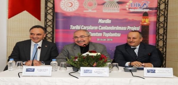 Tarihi Mardin`de Çarşıların Yenilenmesi İçin İlk İmzalar Atıldı