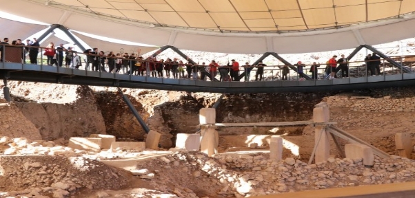 Sporcular Göbeklitepe`yi Gezdi