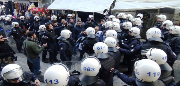 Yürüyüşe müdahale: 9 gözaltı