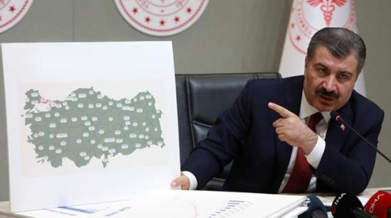 SAĞLIK BAKANI KOCA, İLLERİN HAFTALIK VAKA SAYILARINI PAYLAŞTI