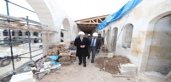 Tarihi Mecidiye Han`ında Restorasyon Çalışmaları