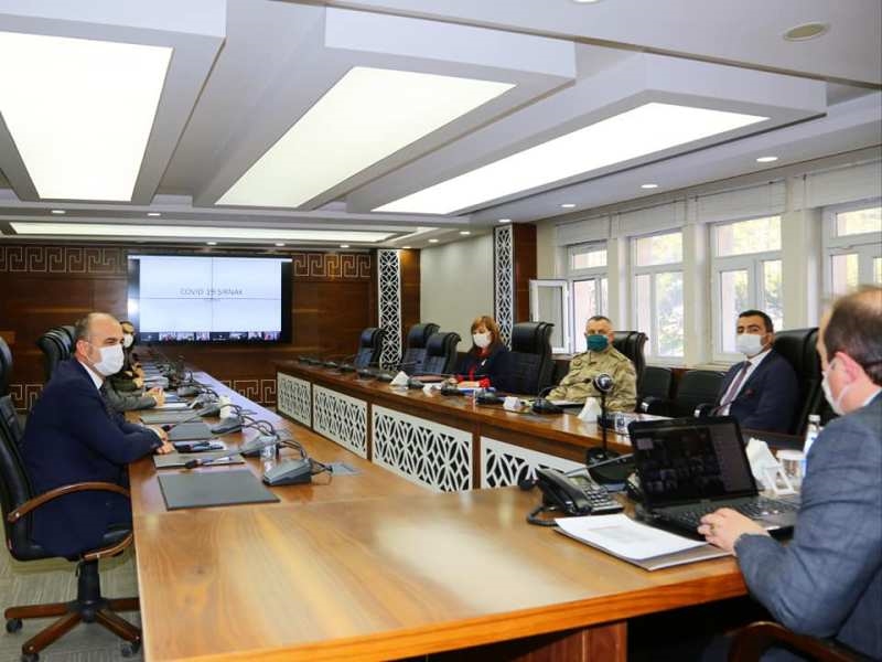 VALİ PEHLİVAN BAŞKANLIĞINDA İL PANDEMİ KURULU TOPLANTISI GERÇEKLEŞTİRİLDİ
