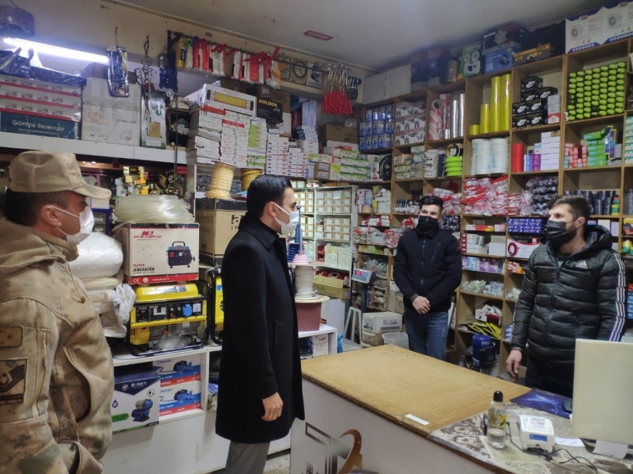 Beytüşşebap'ta korona virüs denetimi