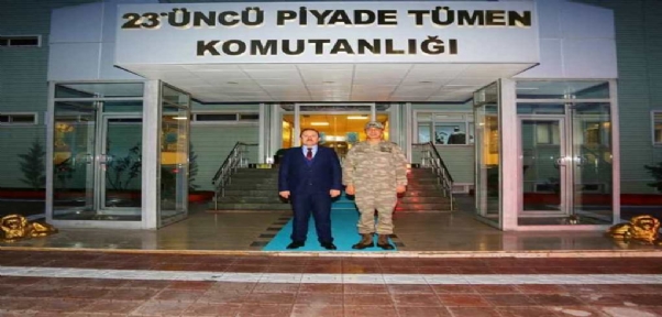 23. Piyade Tümen Komutanı Tuğgeneral İdris Acartürk`e Ziyaret