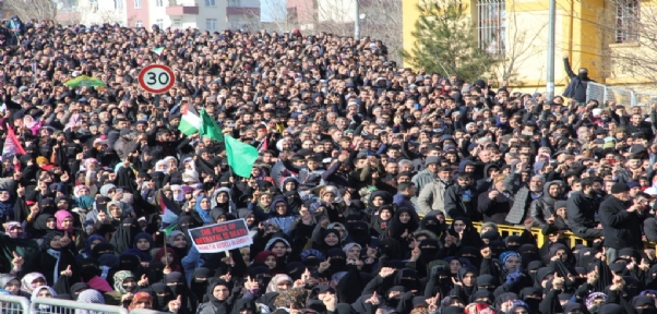 Diyarbakır`da `Kudüs Bizimdir` Mitingi