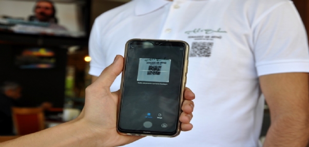 Mardin`deki Restoranda Siparişler Qr Kodla Veriliyor